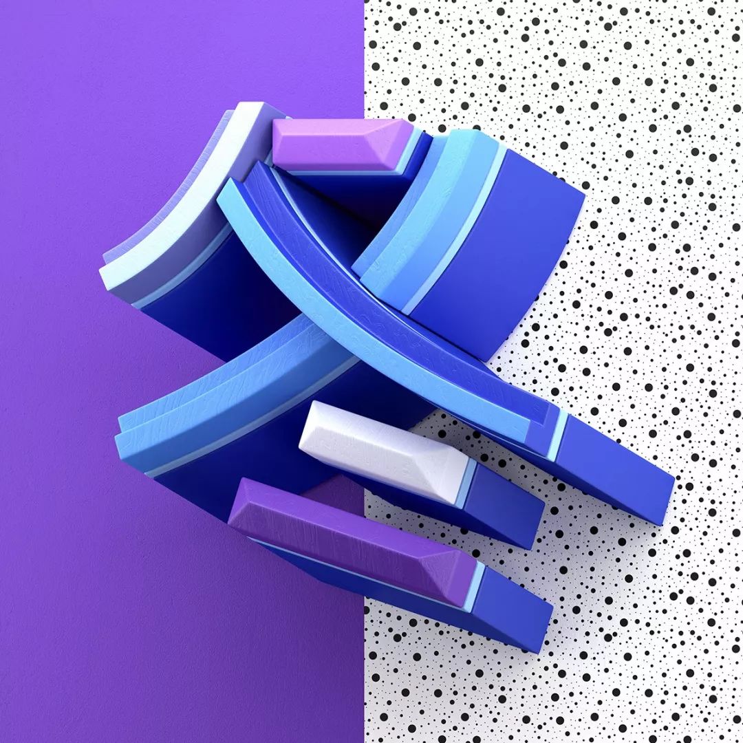 惊艳的色彩和3D字型案例